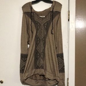 Cute Aztec brown 2x hoodie